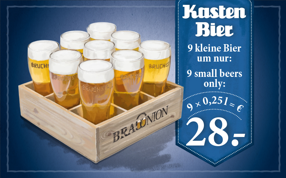 Crate of beer for 23 Euro!